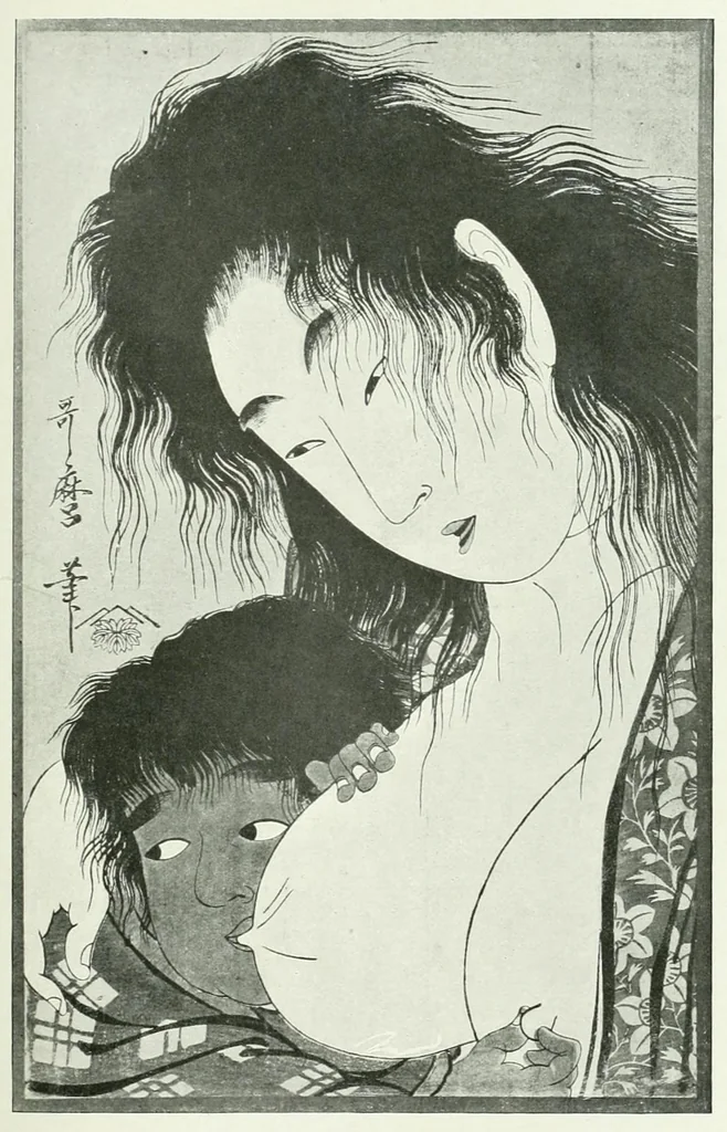 An illustration from Les estampes japonaises. Traduction de P. André Lemoisne, 1911, leaf 327