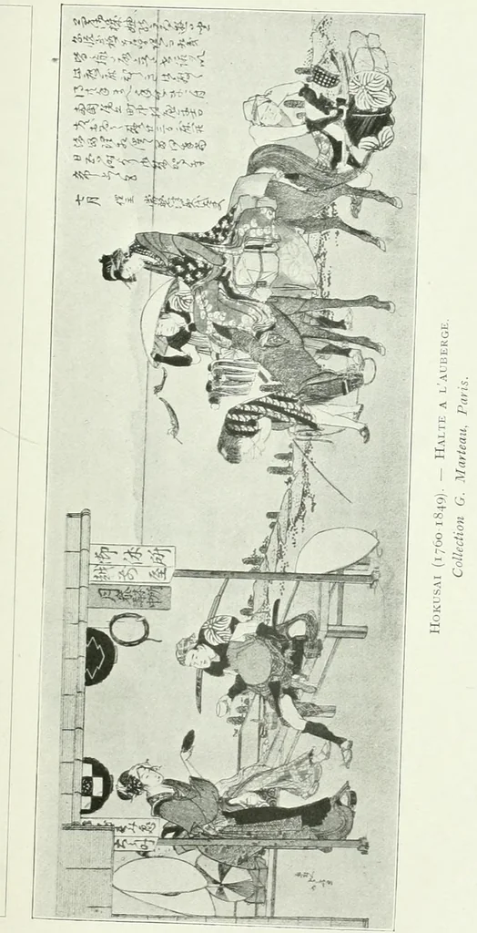 An illustration from Les estampes japonaises. Traduction de P. André Lemoisne, 1911, leaf 397