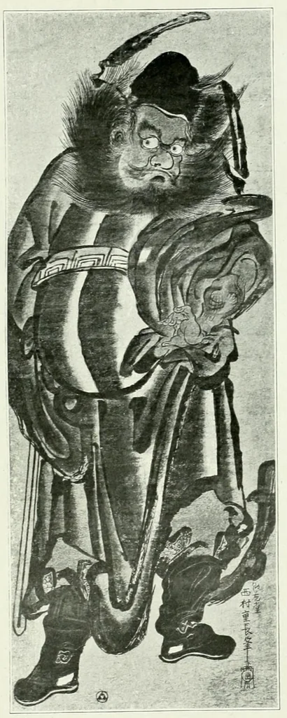 An illustration from Les estampes japonaises. Traduction de P. André Lemoisne, 1911, leaf 95