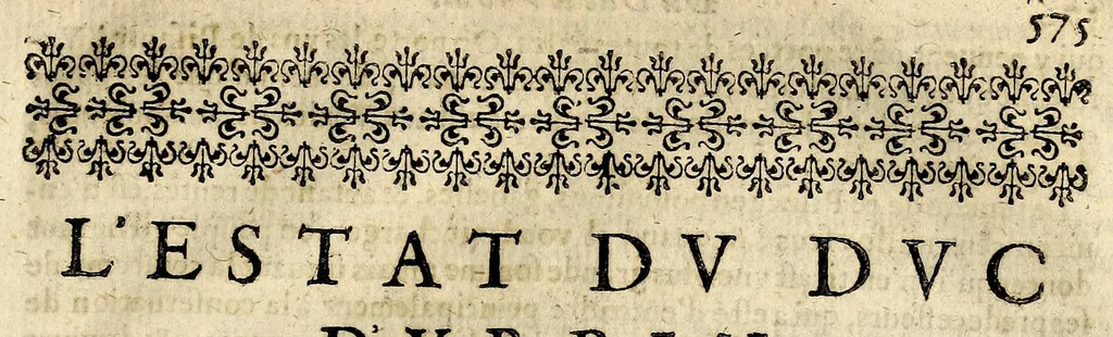 An illustration from Les estats, empires, et principautez du monde, representés par la description des pays, mœurs des habitans ... Auec l'origine de toutes les religions, & de tous les cheualiers & ordres militaires., 1644, leaf 593