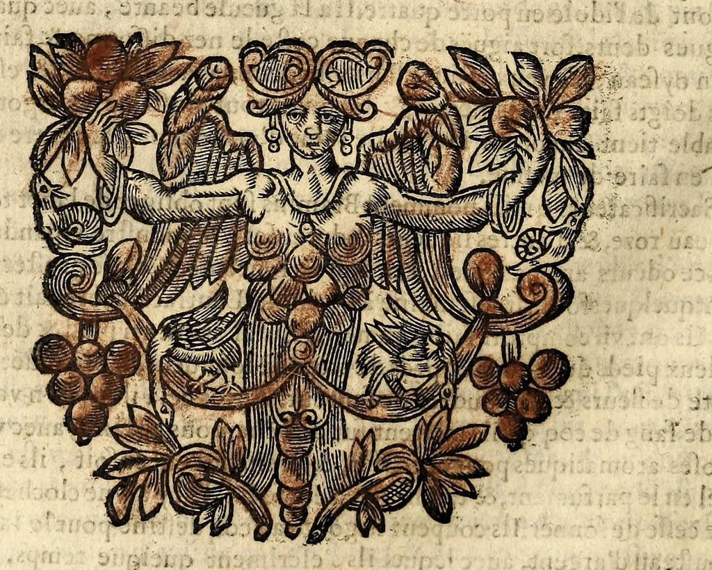 An illustration from Les estats, empires, et principautez du monde, representés par la description des pays, mœurs des habitans ... Auec l'origine de toutes les religions, & de tous les cheualiers & ordres militaires., 1644, leaf 942