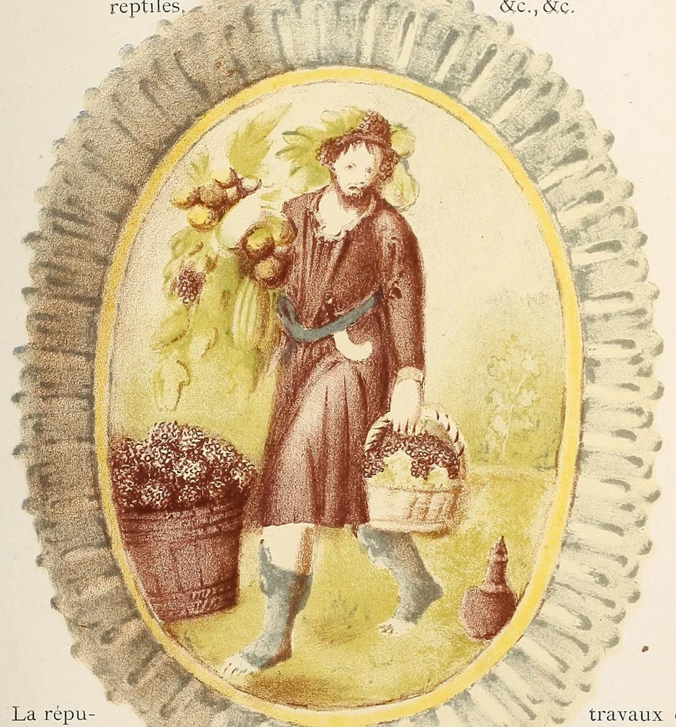 An illustration from Les faïences anciennes & modernes : leurs marques & decors, 1874, leaf 137