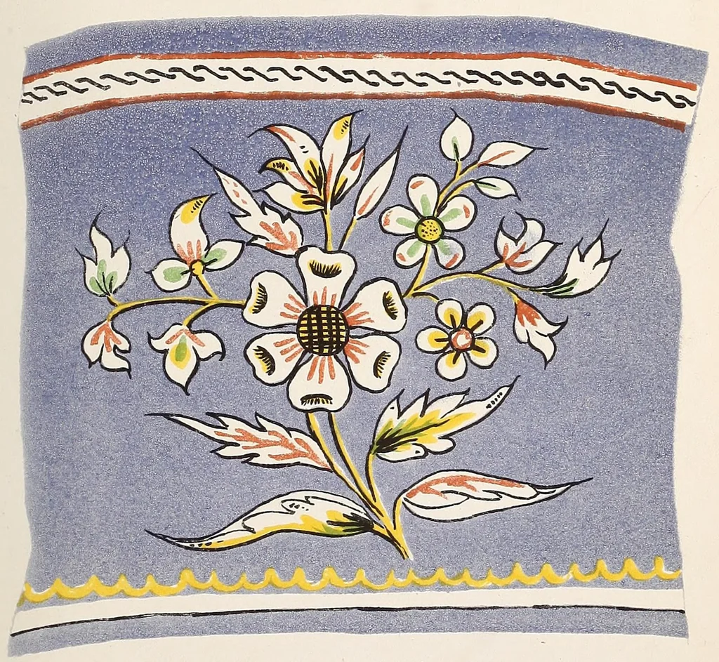 An illustration from Les faïences anciennes & modernes : leurs marques & decors, 1874, leaf 29