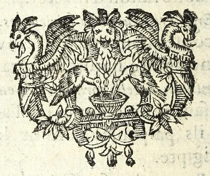 An illustration from Les fantaisies de Brvscambille : contenant plusieurs discours, paradoxes, harangues & prologues facecieux, 1615, leaf 134