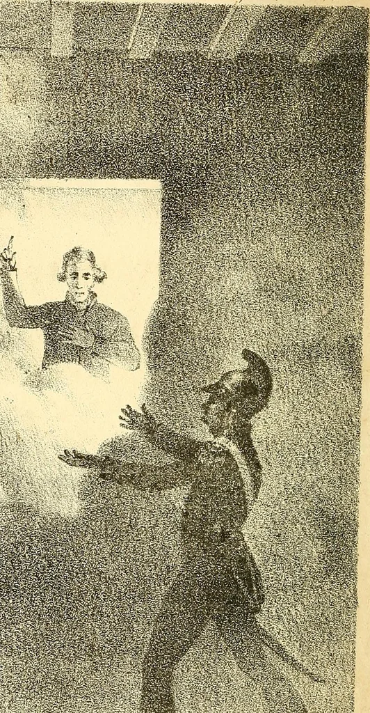 An illustration from Les Farfadets, ou Tous les démons ne sont pas de l'autre monde, 1821, leaf 7
