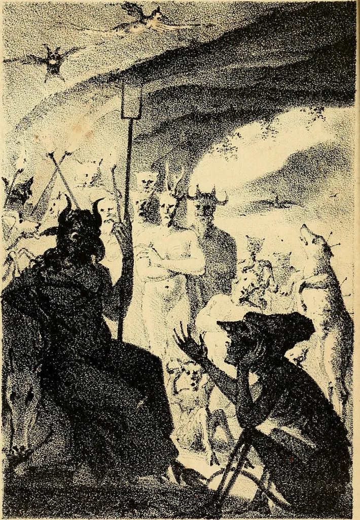 An illustration from Les Farfadets, ou Tous les démons ne sont pas de l'autre monde, 1821, leaf 7