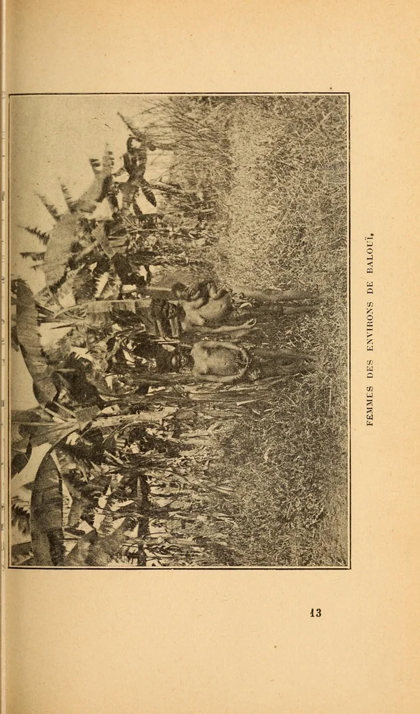 An illustration from Les femmes au Congo, 1898, leaf 169
