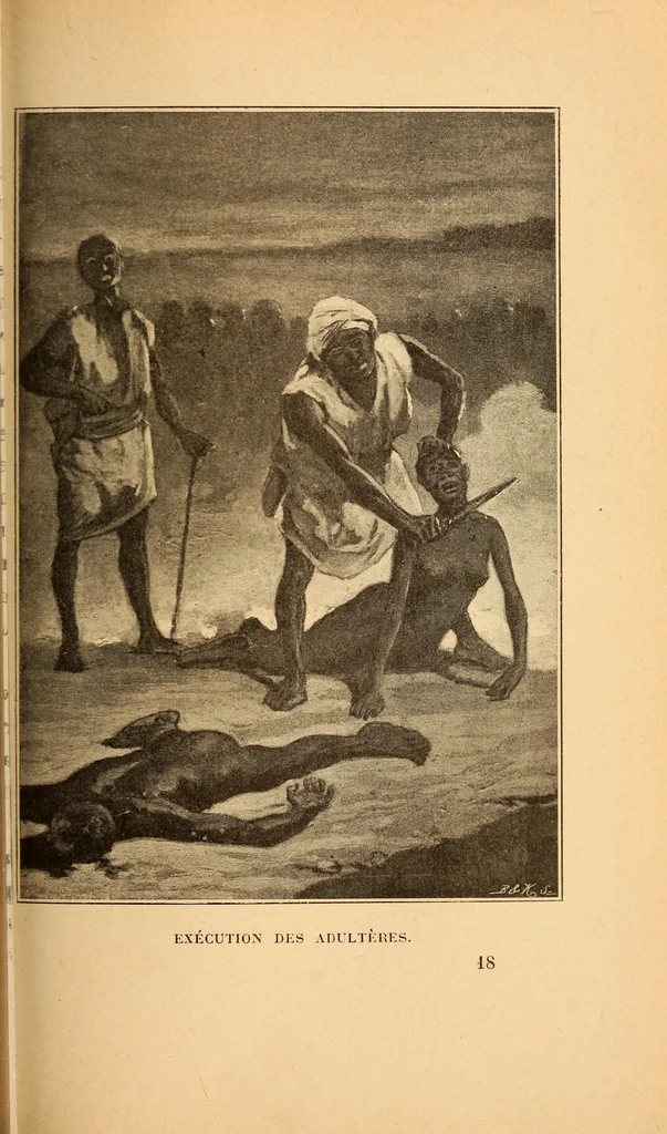 An illustration from Les femmes au Congo, 1898, leaf 233