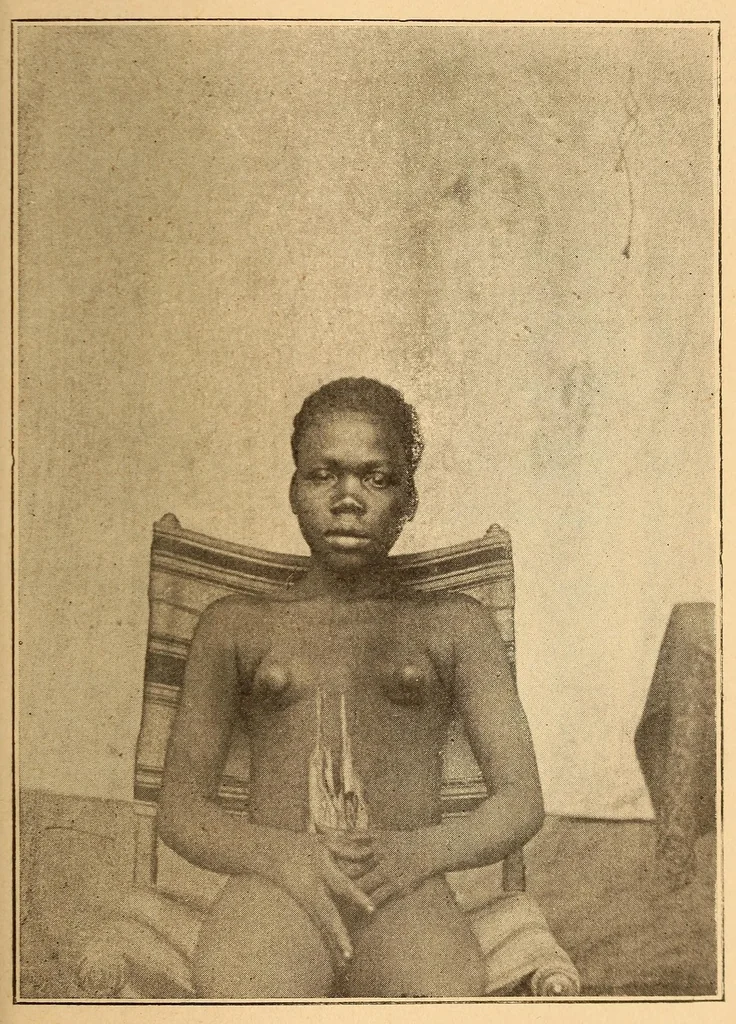 An illustration from Les femmes au Congo, 1898, leaf 289