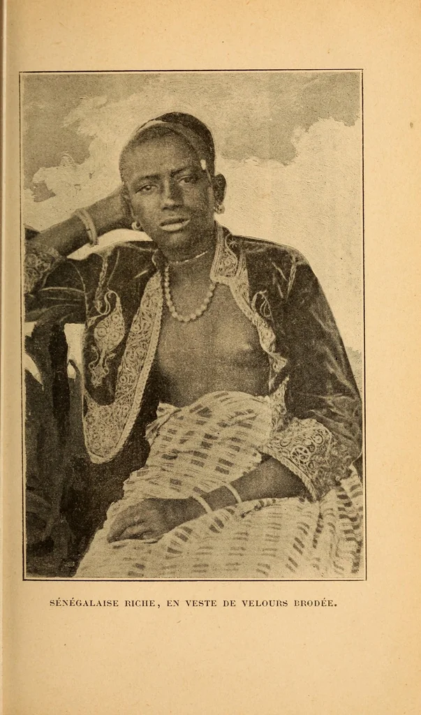 An illustration from Les femmes au Congo, 1898, leaf 33