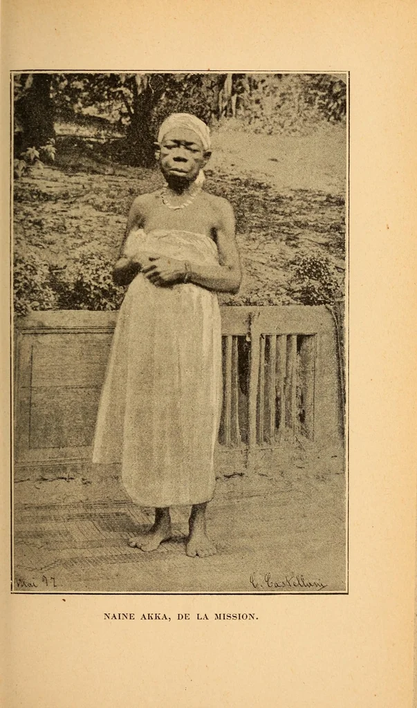 An illustration from Les femmes au Congo, 1898, leaf 69
