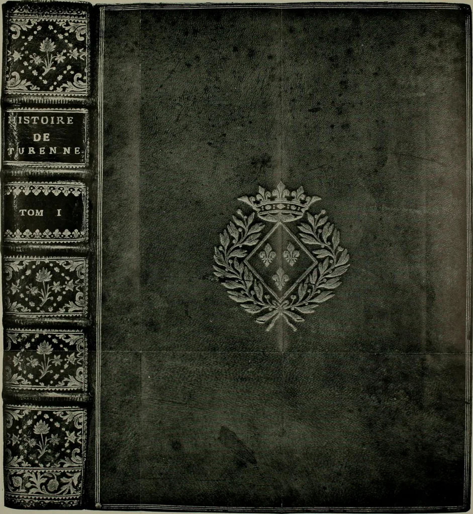 An illustration from Les femmes bibliophiles; catalogue of a collection of books bound by famous binders for royal and distinguished ladies from Marguerite de Valois to the Empress Eugénie, 1919, leaf 127
