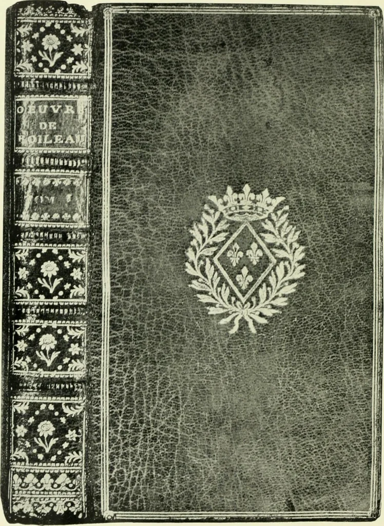 An illustration from Les femmes bibliophiles; catalogue of a collection of books bound by famous binders for royal and distinguished ladies from Marguerite de Valois to the Empress Eugénie, 1919, leaf 133