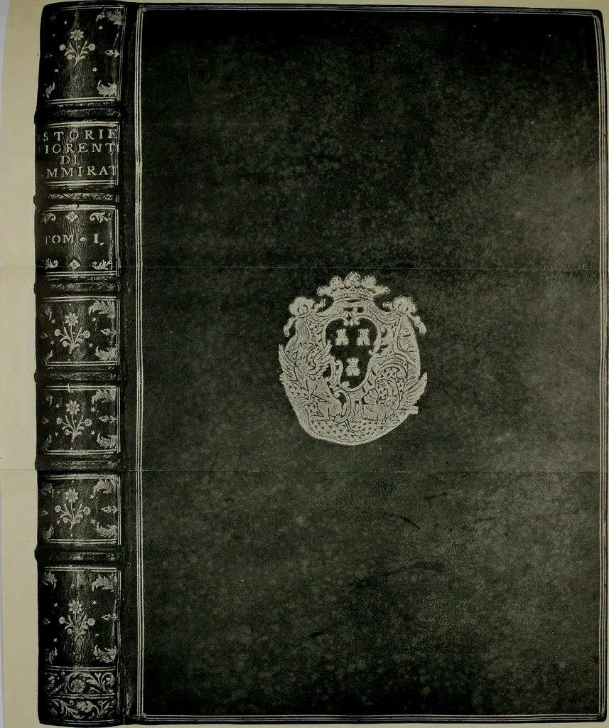 An illustration from Les femmes bibliophiles; catalogue of a collection of books bound by famous binders for royal and distinguished ladies from Marguerite de Valois to the Empress Eugénie, 1919, leaf 137