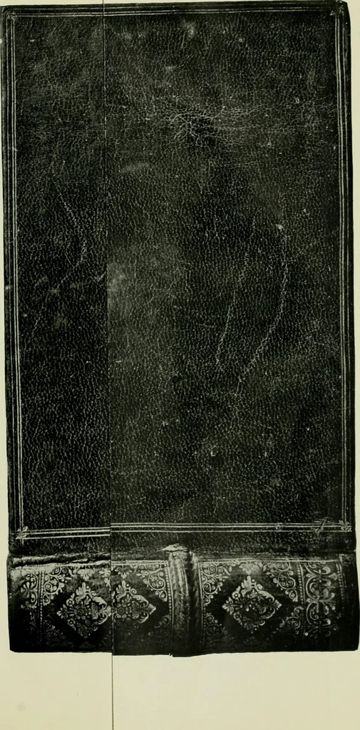 An illustration from Les femmes bibliophiles; catalogue of a collection of books bound by famous binders for royal and distinguished ladies from Marguerite de Valois to the Empress Eugénie, 1919, leaf 80