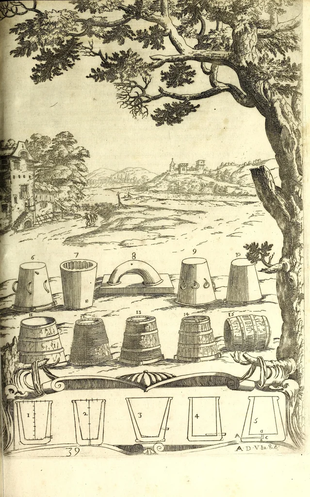 An illustration from Les fortifications du chevalier Antoine de Ville : contenans la maniere de fortifier toute sorte de places ... : avec l'ataque et les moyens de prendre les places ... : plus la defense .., 1628, leaf 285