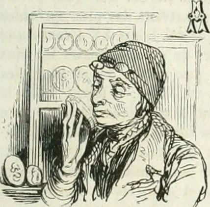An illustration from Les Français peints par eux-mêmes, 1853, leaf 100