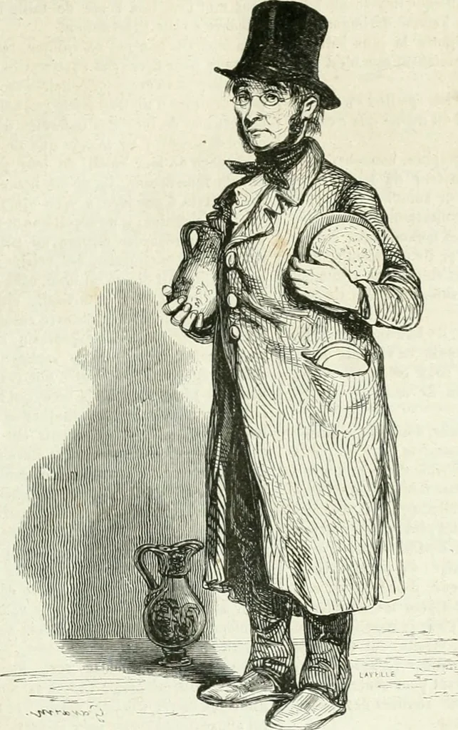 An illustration from Les Français peints par eux-mêmes, 1853, leaf 102
