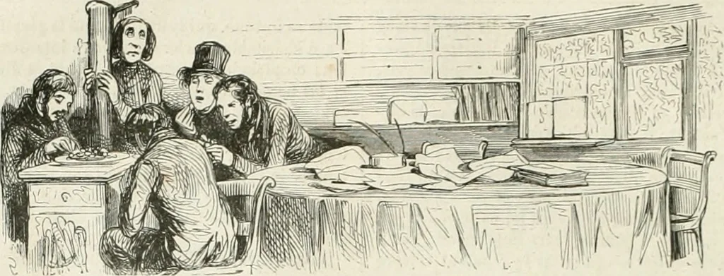 An illustration from Les Français peints par eux-mêmes, 1853, leaf 105
