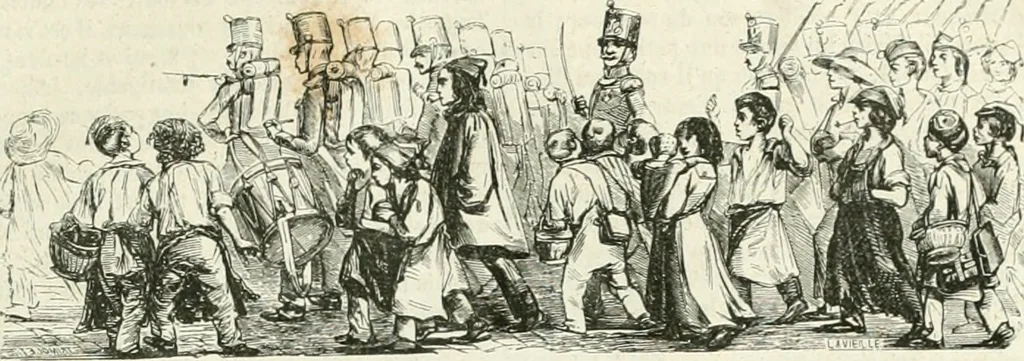An illustration from Les Français peints par eux-mêmes, 1853, leaf 110