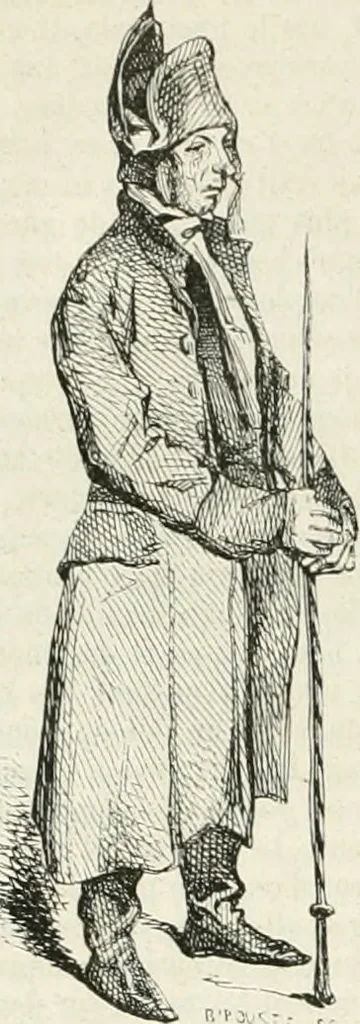 An illustration from Les Français peints par eux-mêmes, 1853, leaf 129