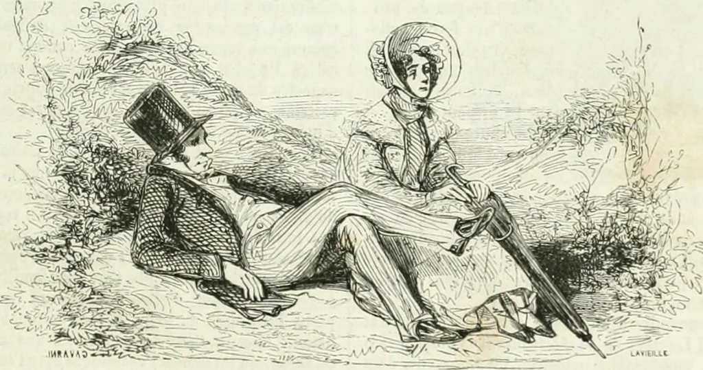 An illustration from Les Français peints par eux-mêmes, 1853, leaf 14