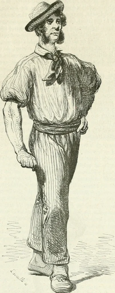 An illustration from Les Français peints par eux-mêmes, 1853, leaf 154