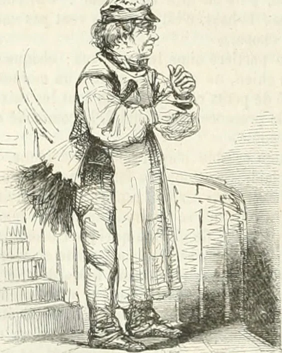 An illustration from Les Français peints par eux-mêmes, 1853, leaf 169