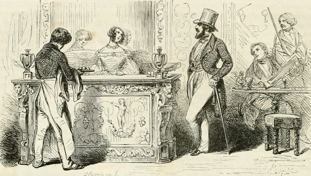 An illustration from Les Français peints par eux-mêmes, 1853, leaf 177