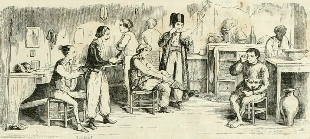 An illustration from Les Français peints par eux-mêmes, 1853, leaf 182