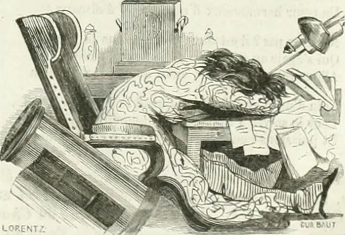 An illustration from Les Français peints par eux-mêmes, 1853, leaf 20