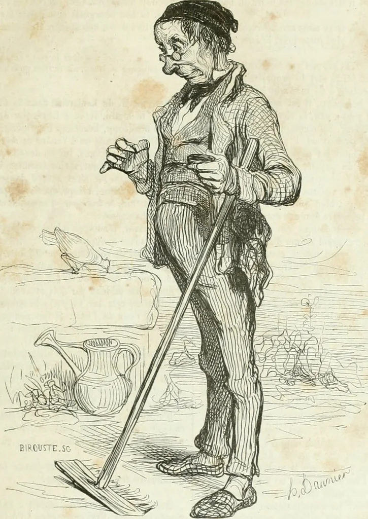 An illustration from Les Français peints par eux-mêmes, 1853, leaf 200