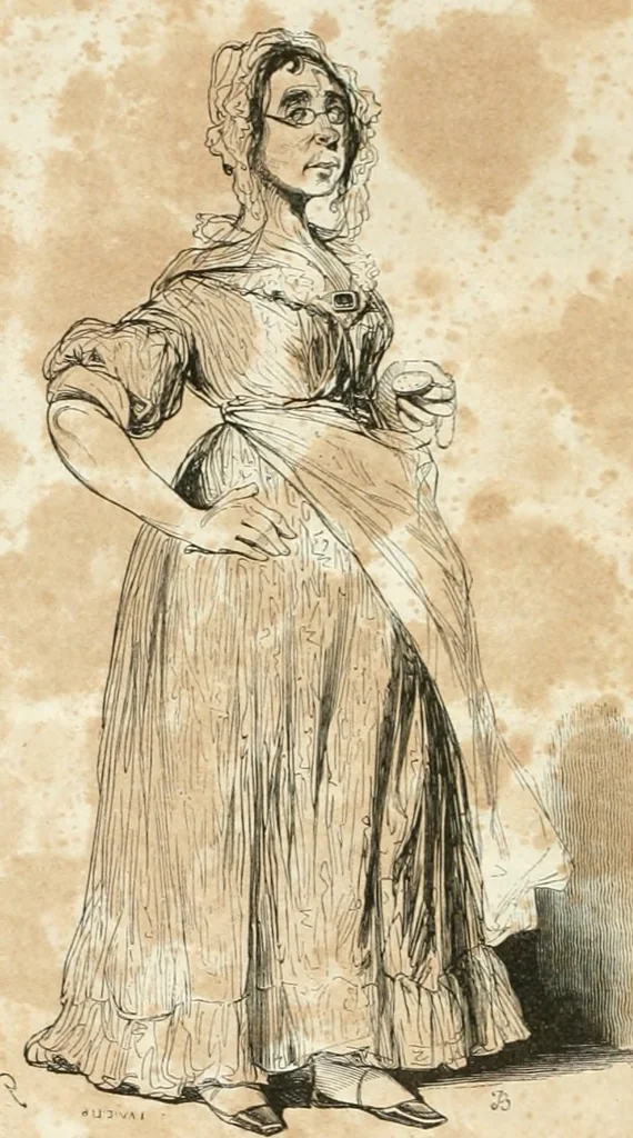 An illustration from Les Français peints par eux-mêmes, 1853, leaf 205
