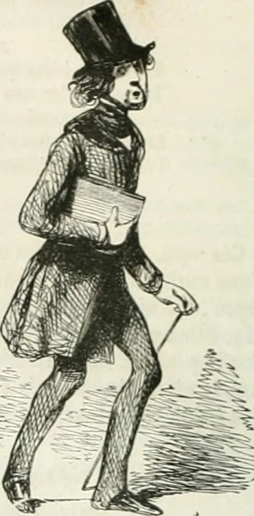 An illustration from Les Français peints par eux-mêmes, 1853, leaf 21