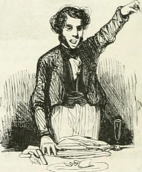An illustration from Les Français peints par eux-mêmes, 1853, leaf 21