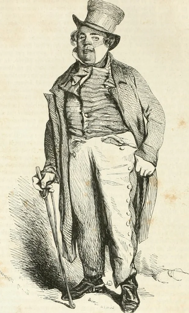An illustration from Les Français peints par eux-mêmes, 1853, leaf 225