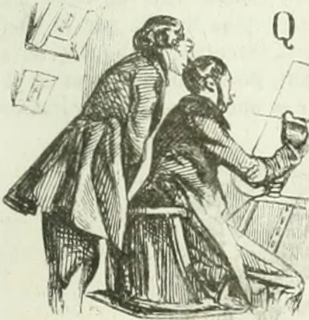 An illustration from Les Français peints par eux-mêmes, 1853, leaf 256