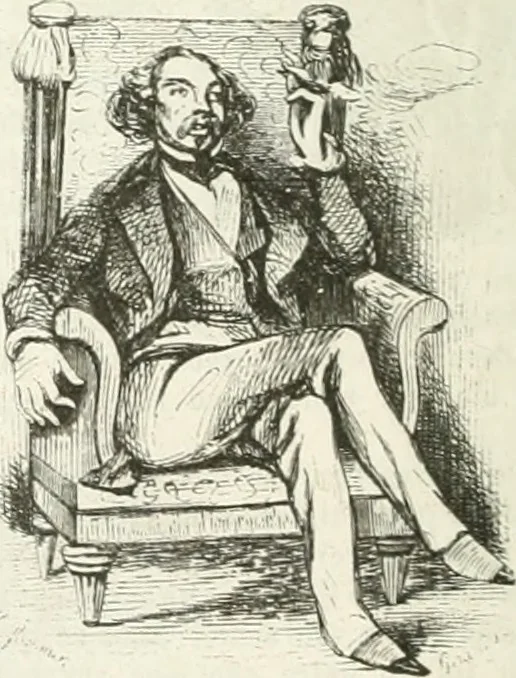 An illustration from Les Français peints par eux-mêmes, 1853, leaf 257