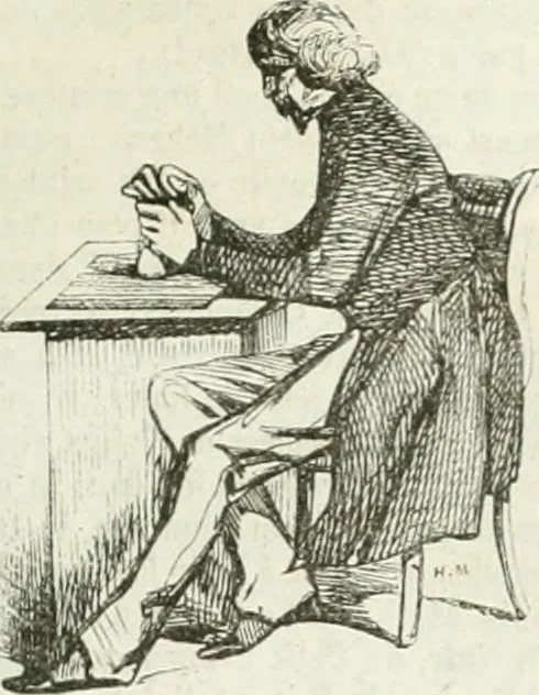 An illustration from Les Français peints par eux-mêmes, 1853, leaf 260