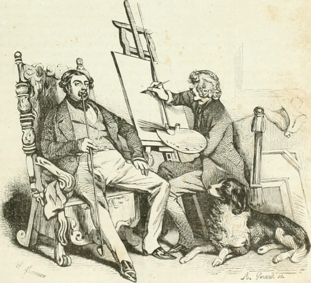 An illustration from Les Français peints par eux-mêmes, 1853, leaf 262