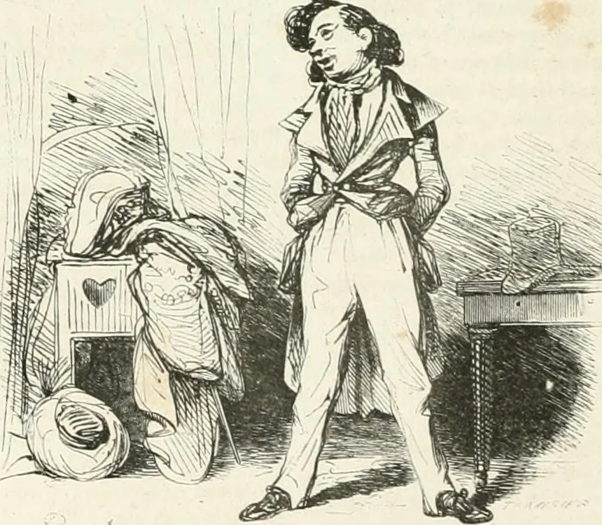 An illustration from Les Français peints par eux-mêmes, 1853, leaf 277