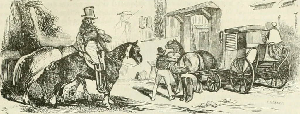An illustration from Les Français peints par eux-mêmes, 1853, leaf 298