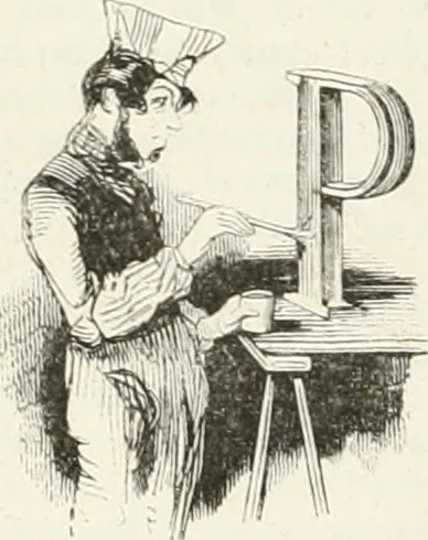 An illustration from Les Français peints par eux-mêmes, 1853, leaf 303