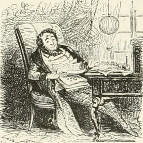 An illustration from Les Français peints par eux-mêmes, 1853, leaf 307