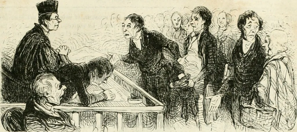 An illustration from Les Français peints par eux-mêmes, 1853, leaf 312