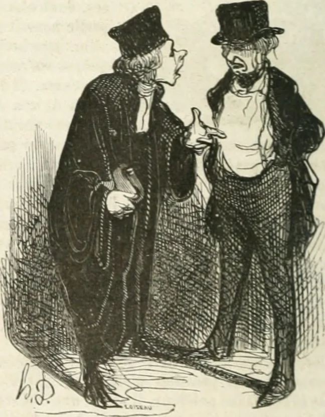 An illustration from Les Français peints par eux-mêmes, 1853, leaf 313