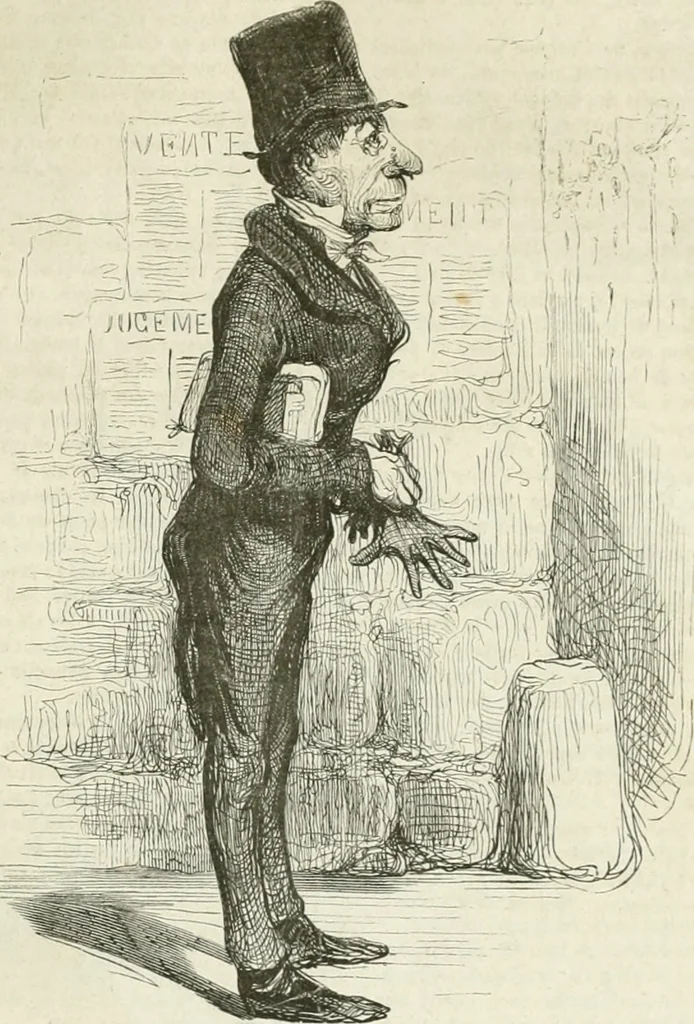 An illustration from Les Français peints par eux-mêmes, 1853, leaf 314