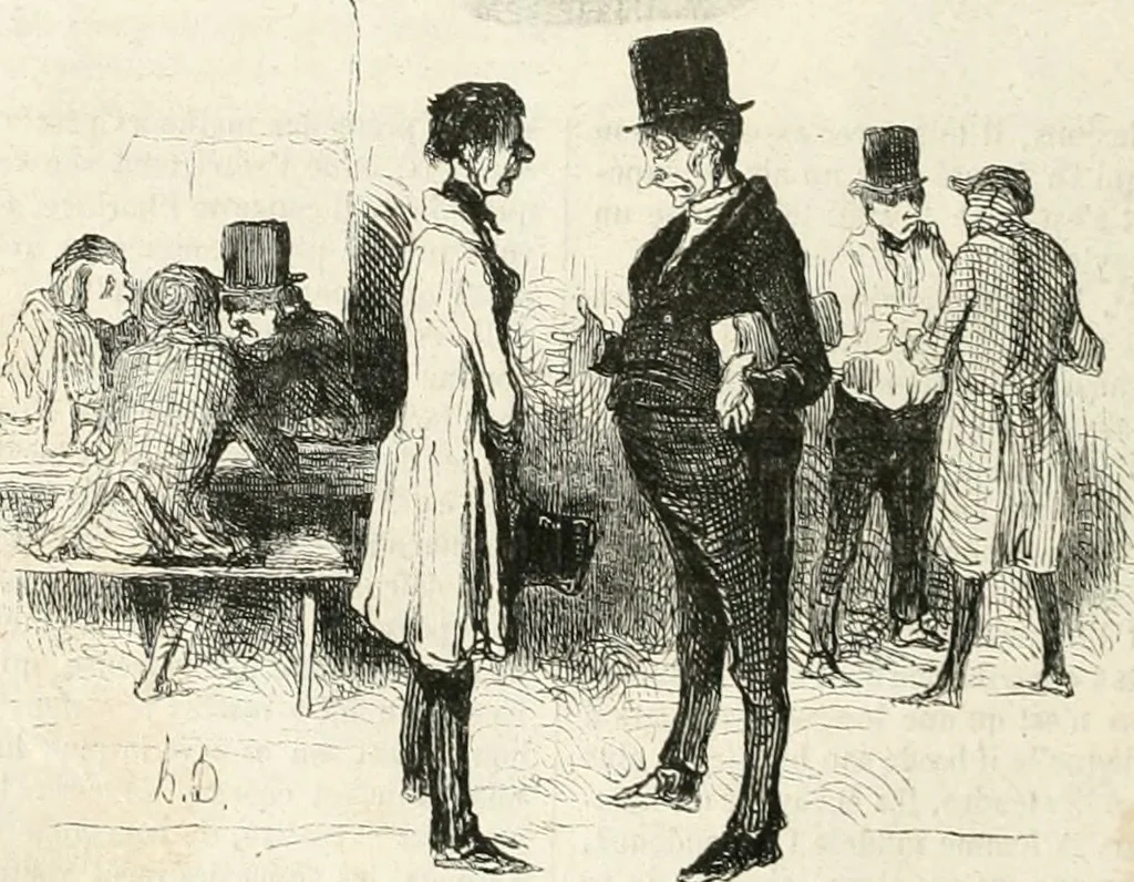 An illustration from Les Français peints par eux-mêmes, 1853, leaf 315