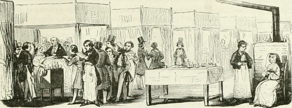 An illustration from Les Français peints par eux-mêmes, 1853, leaf 336