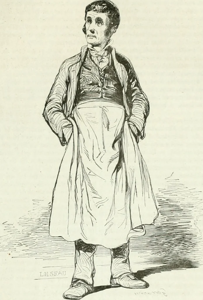 An illustration from Les Français peints par eux-mêmes, 1853, leaf 338